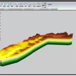 勘察软件根据静探自动划分地层,复杂地层建模缩略图