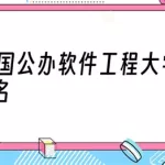 中国软件工程大学排名,中国软件工程大学排名2019缩略图