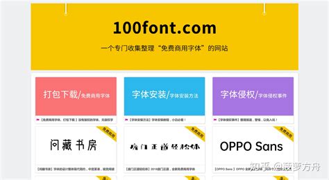 免费字体,免费字体软件下载缩略图