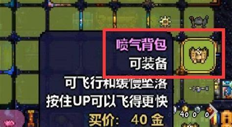 泰拉瑞亚喷气背包,泰拉瑞亚喷气背包购买条件缩略图